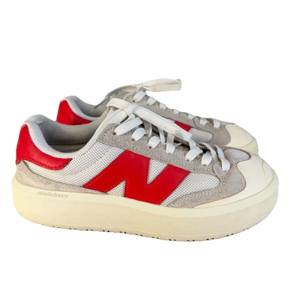 New Balance Shoes - ✨ New Balance CT302 Platform Sneakers ✨ Womens 6 White Red